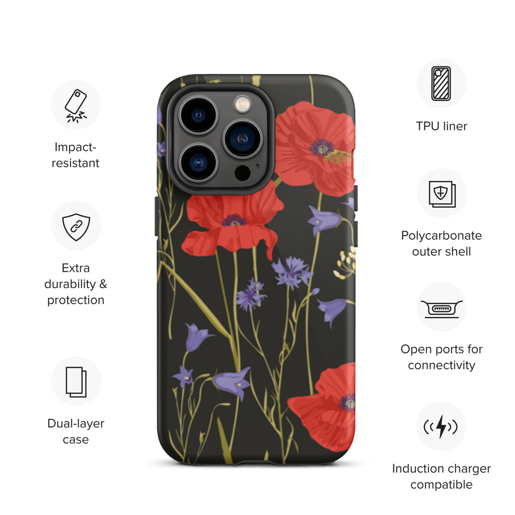 Premium iPhone Case - Poppies