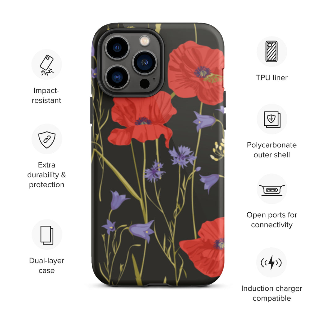 Premium iPhone Case - Poppies