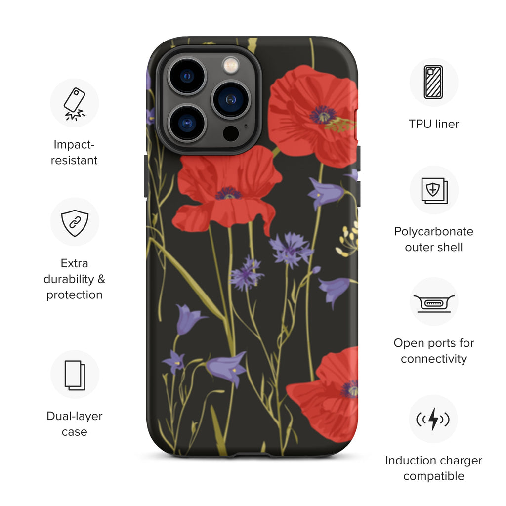 Premium iPhone Case - Poppies