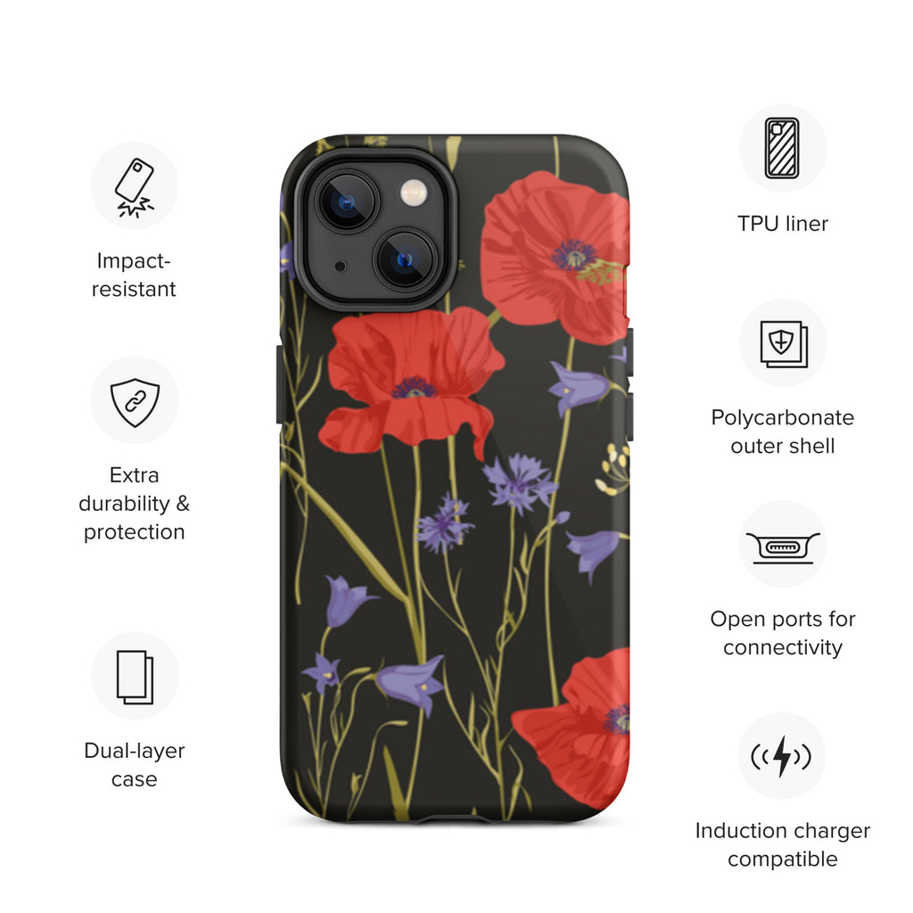 Premium iPhone Case - Poppies