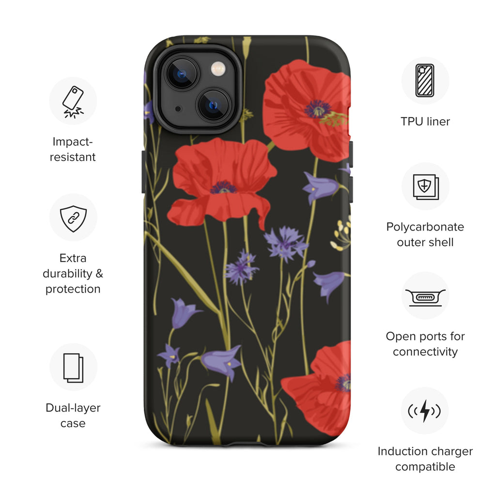 Premium iPhone Case - Poppies