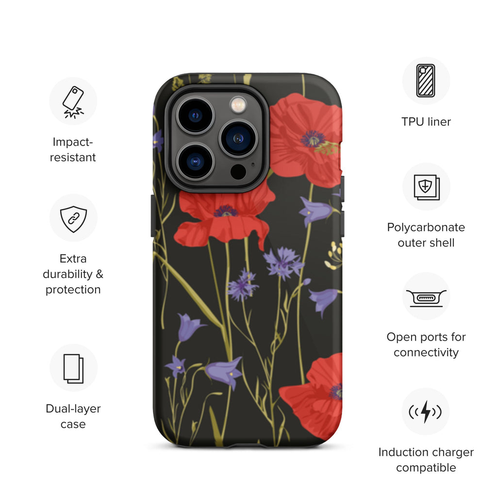 Premium iPhone Case - Poppies