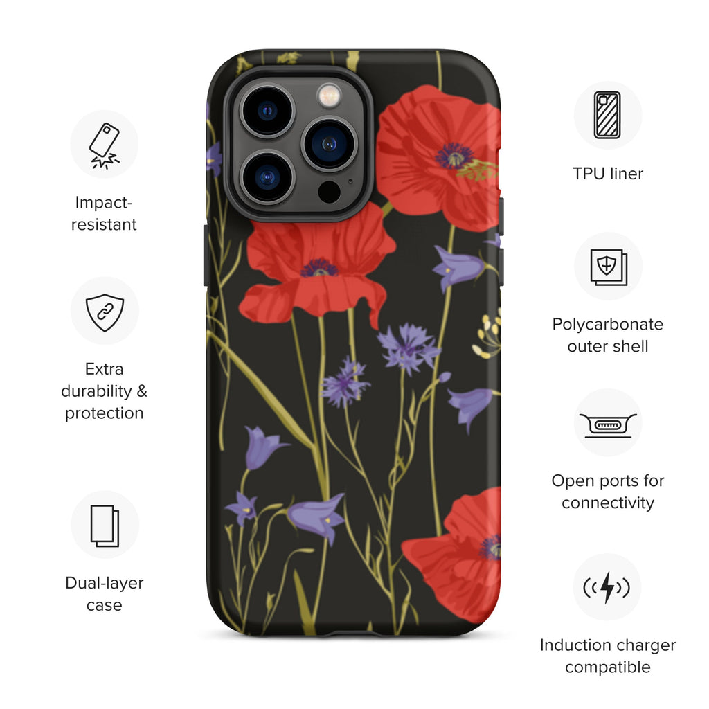 Premium iPhone Case - Poppies