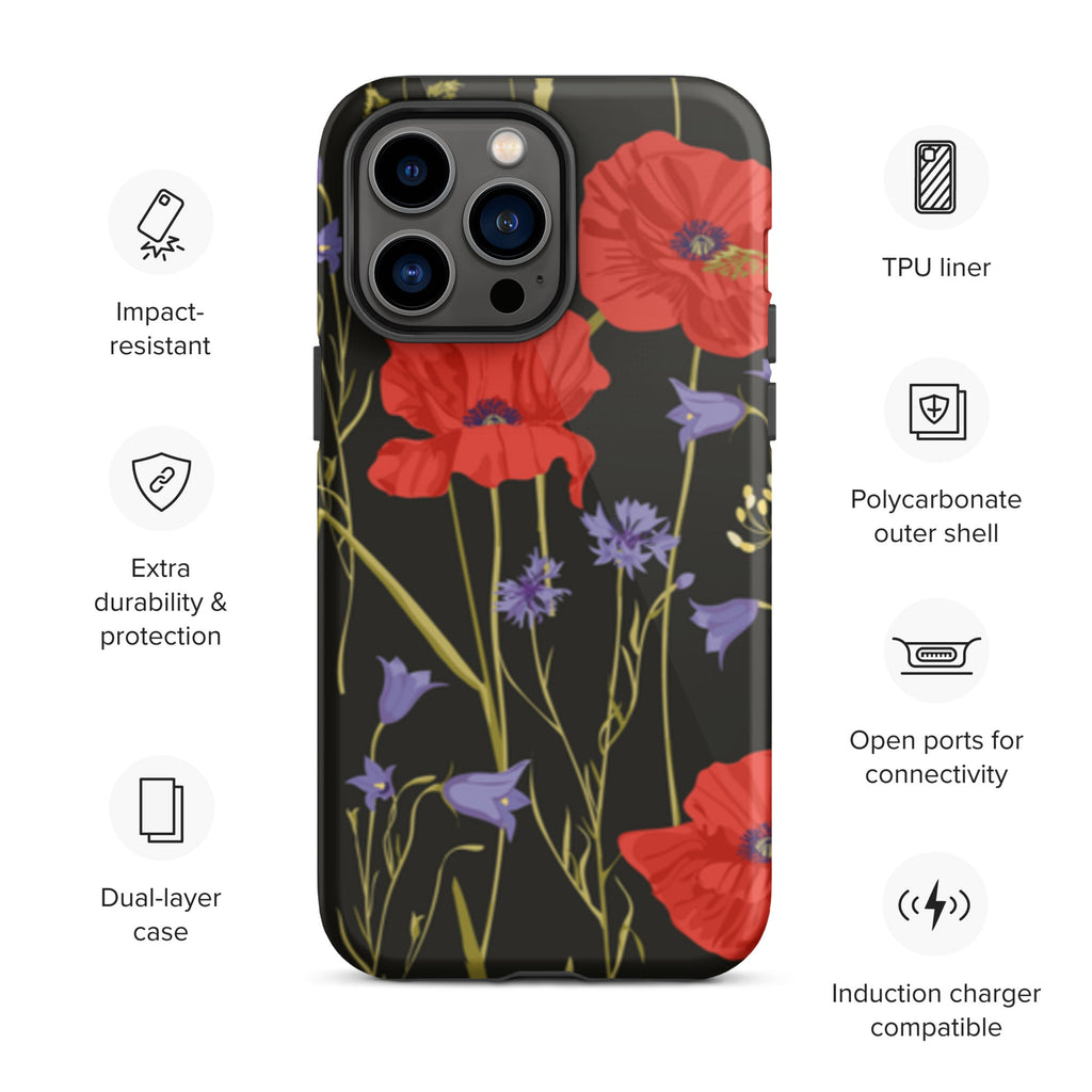 Premium iPhone Case - Poppies