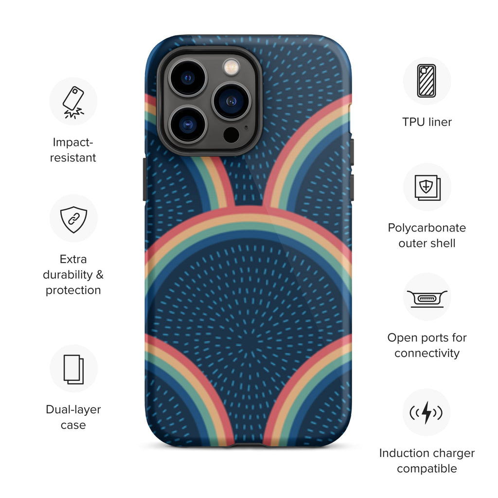 Premium iPhone Case - Rainbow Blues