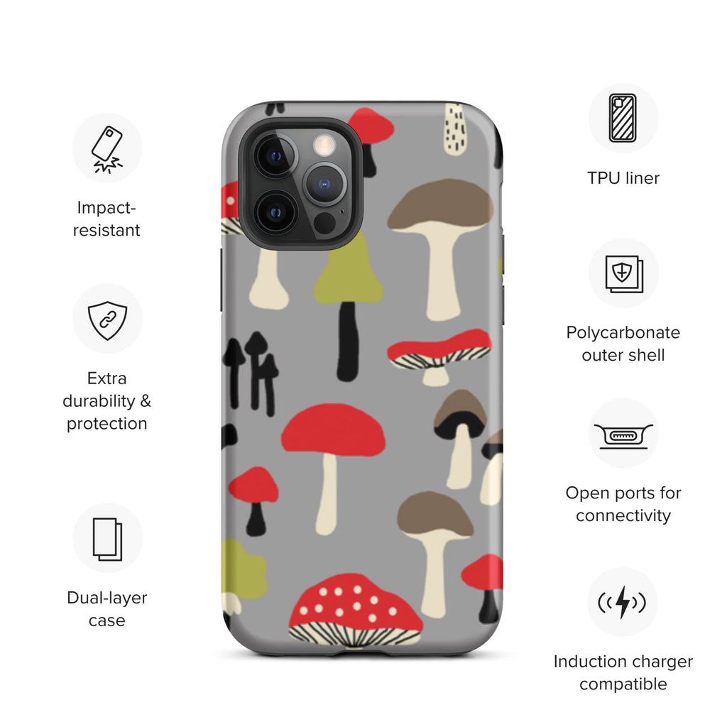 Premium iPhone Case - Red Mushrooms