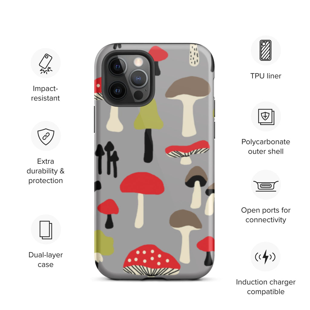 Premium iPhone Case - Red Mushrooms