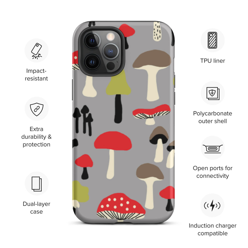 Premium iPhone Case - Red Mushrooms