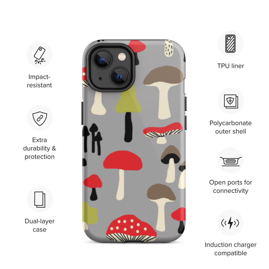 Premium iPhone Case - Red Mushrooms