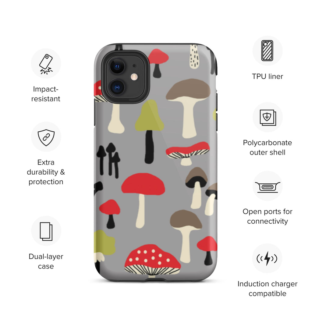 Premium iPhone Case - Red Mushrooms