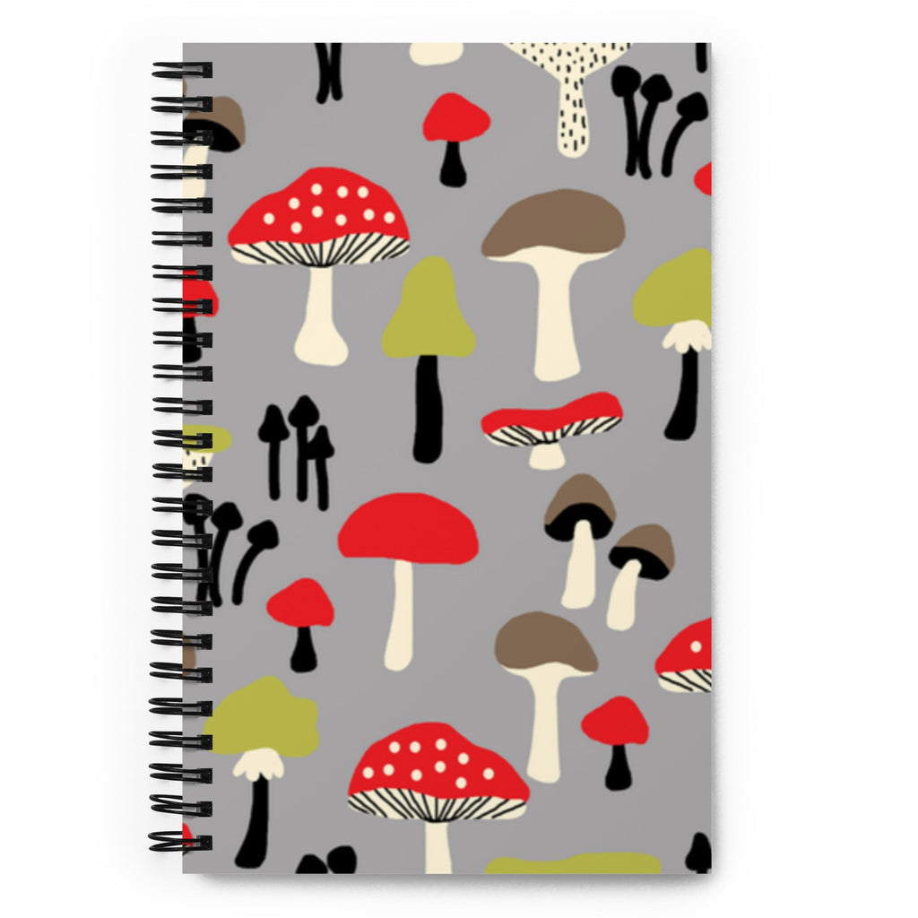 Spiral Notebook - Red Mushrooms