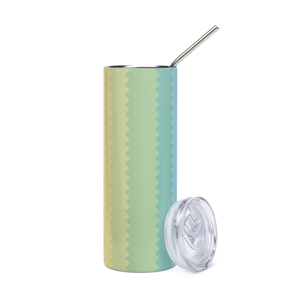 Stainless Steel Tumbler - Watercolor Stripes