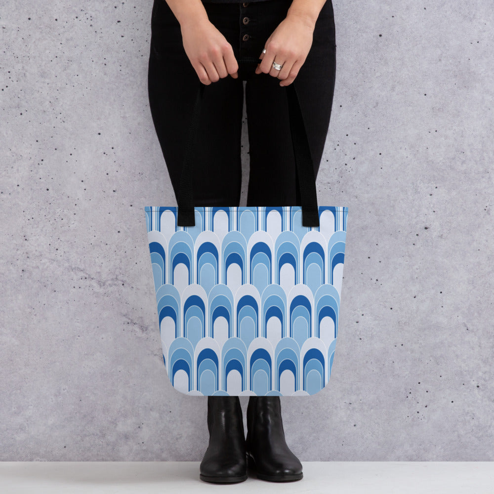 Tote Bag - Blue Arches