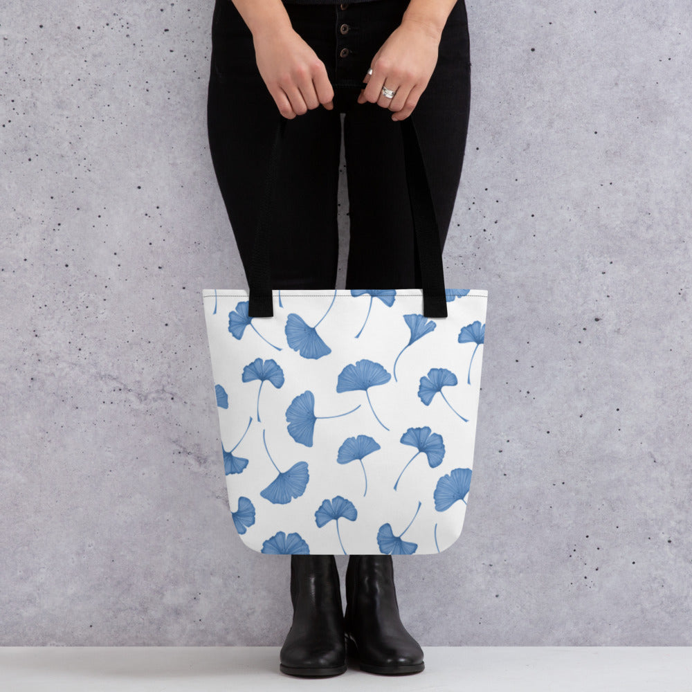 Tote Bag - Blue Flowers