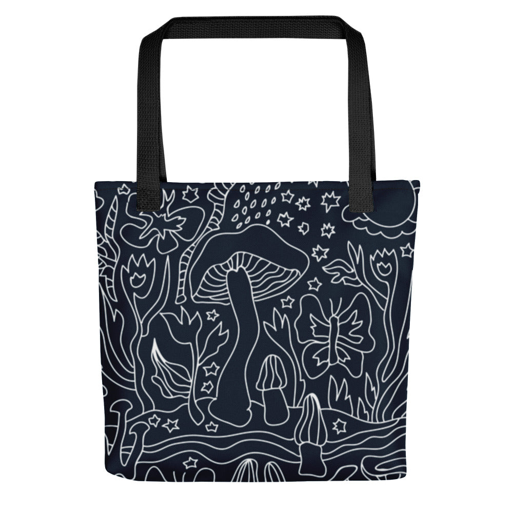 Tote Bag - Mushrooms and Stars