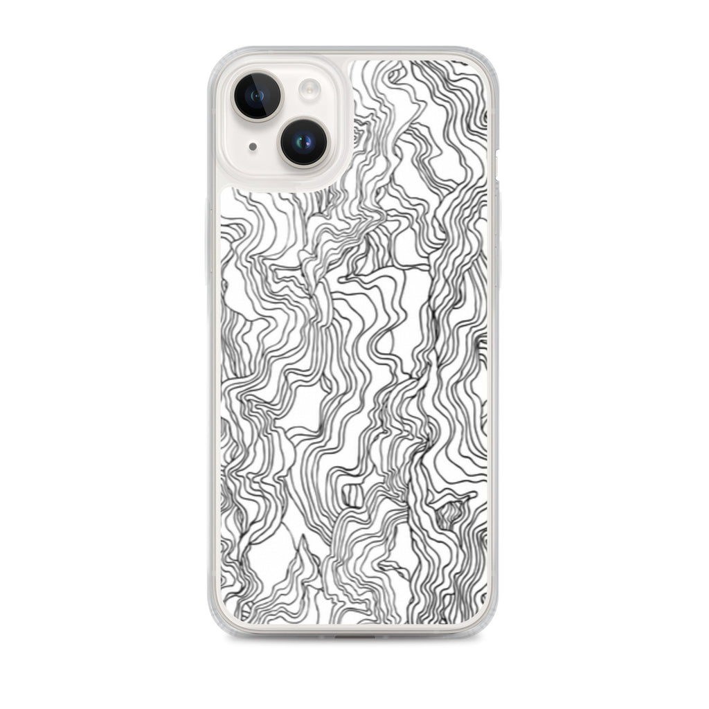 iPhone Case - Black Squiggles