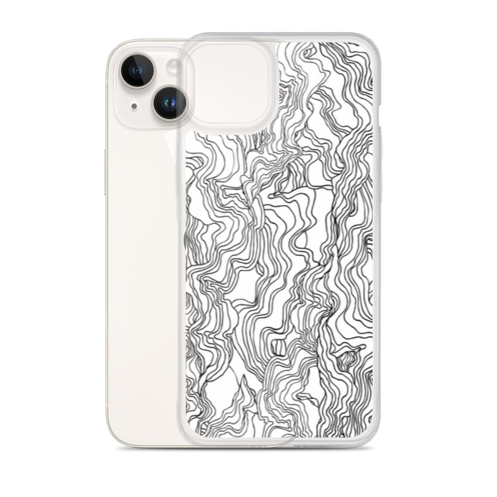 iPhone Case - Black Squiggles