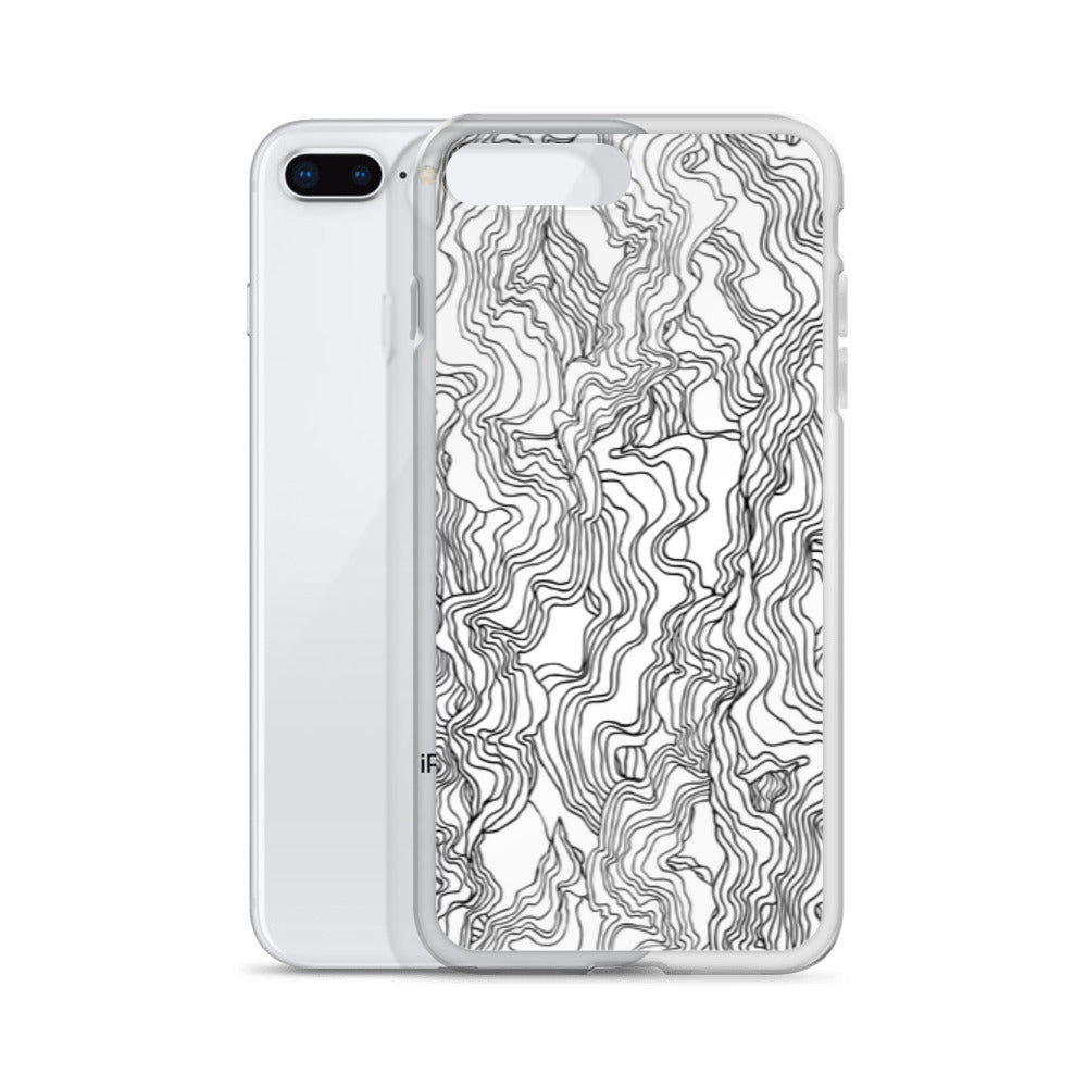 iPhone Case - Black Squiggles