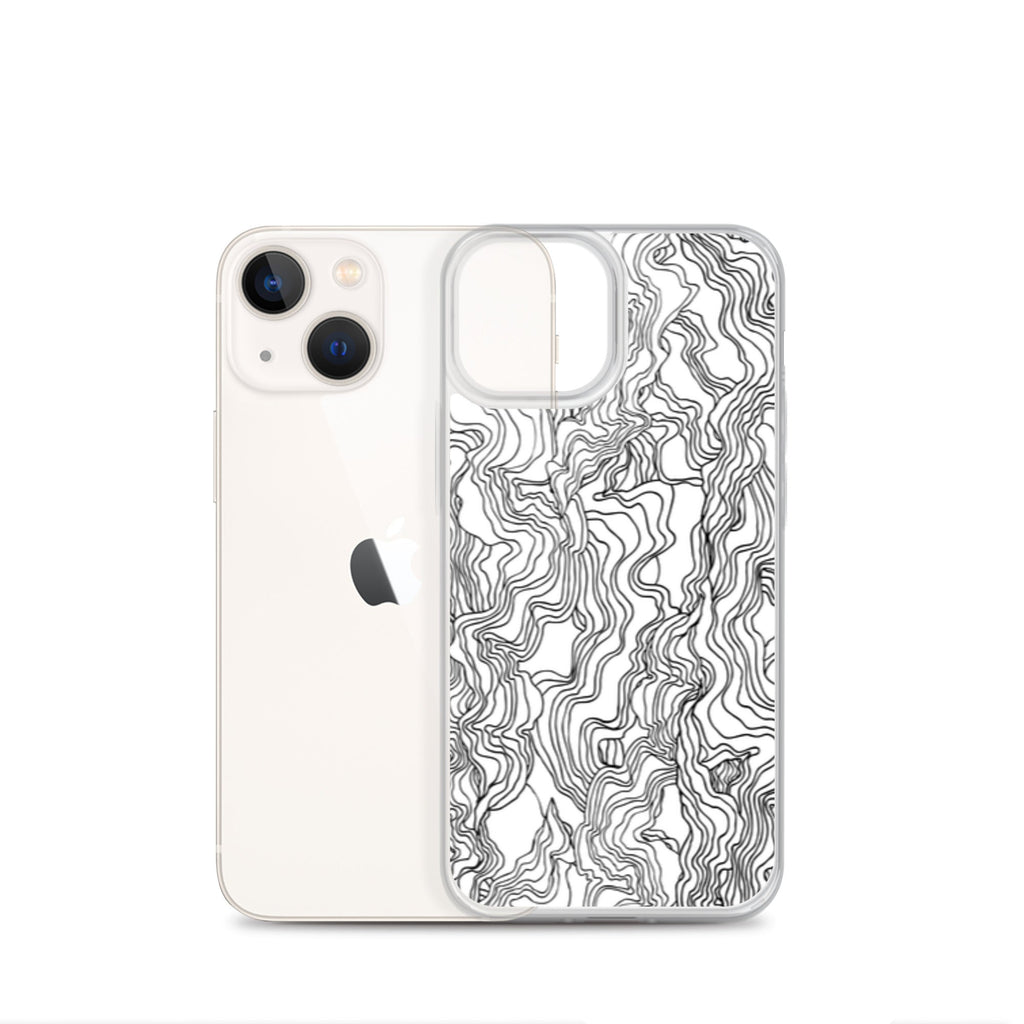 iPhone Case - Black Squiggles