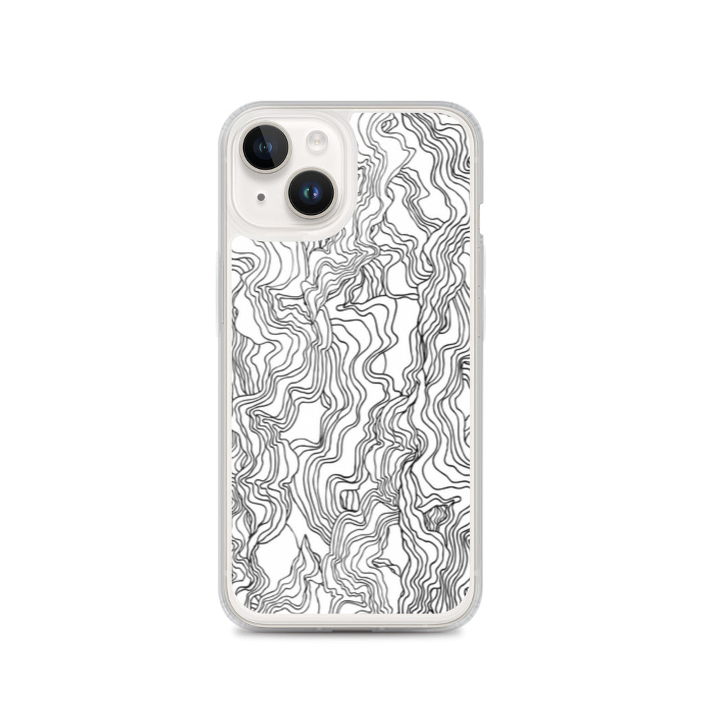 iPhone Case - Black Squiggles