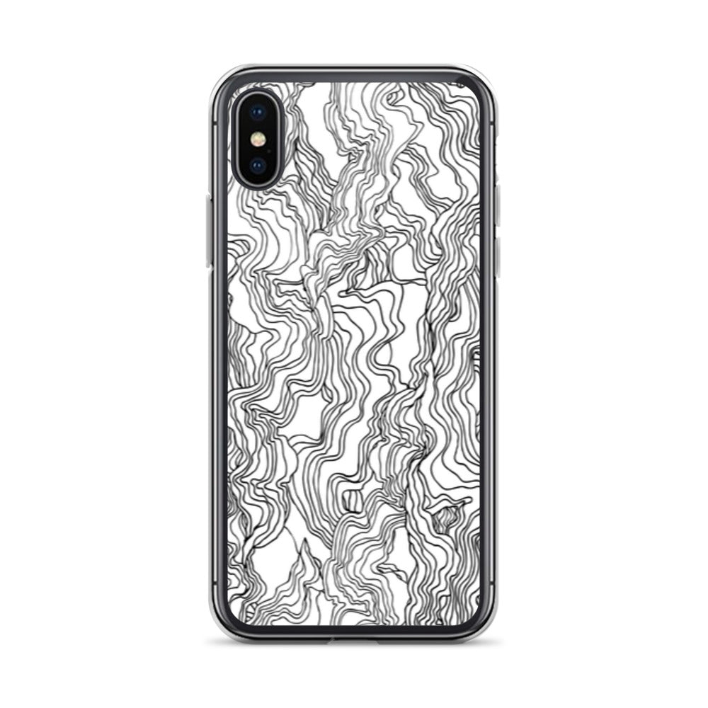 iPhone Case - Black Squiggles