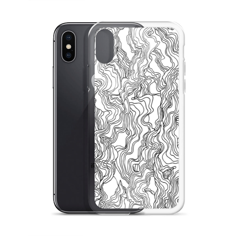 iPhone Case - Black Squiggles