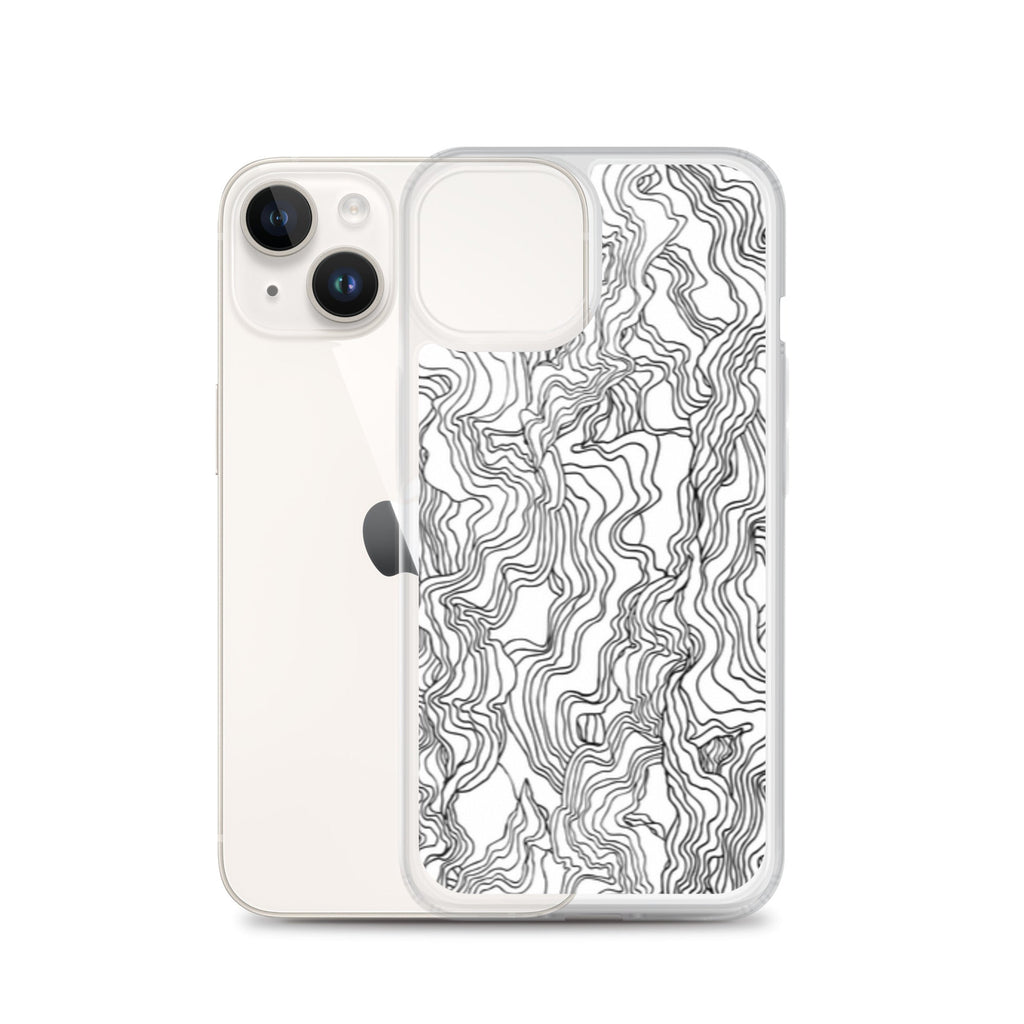 iPhone Case - Black Squiggles