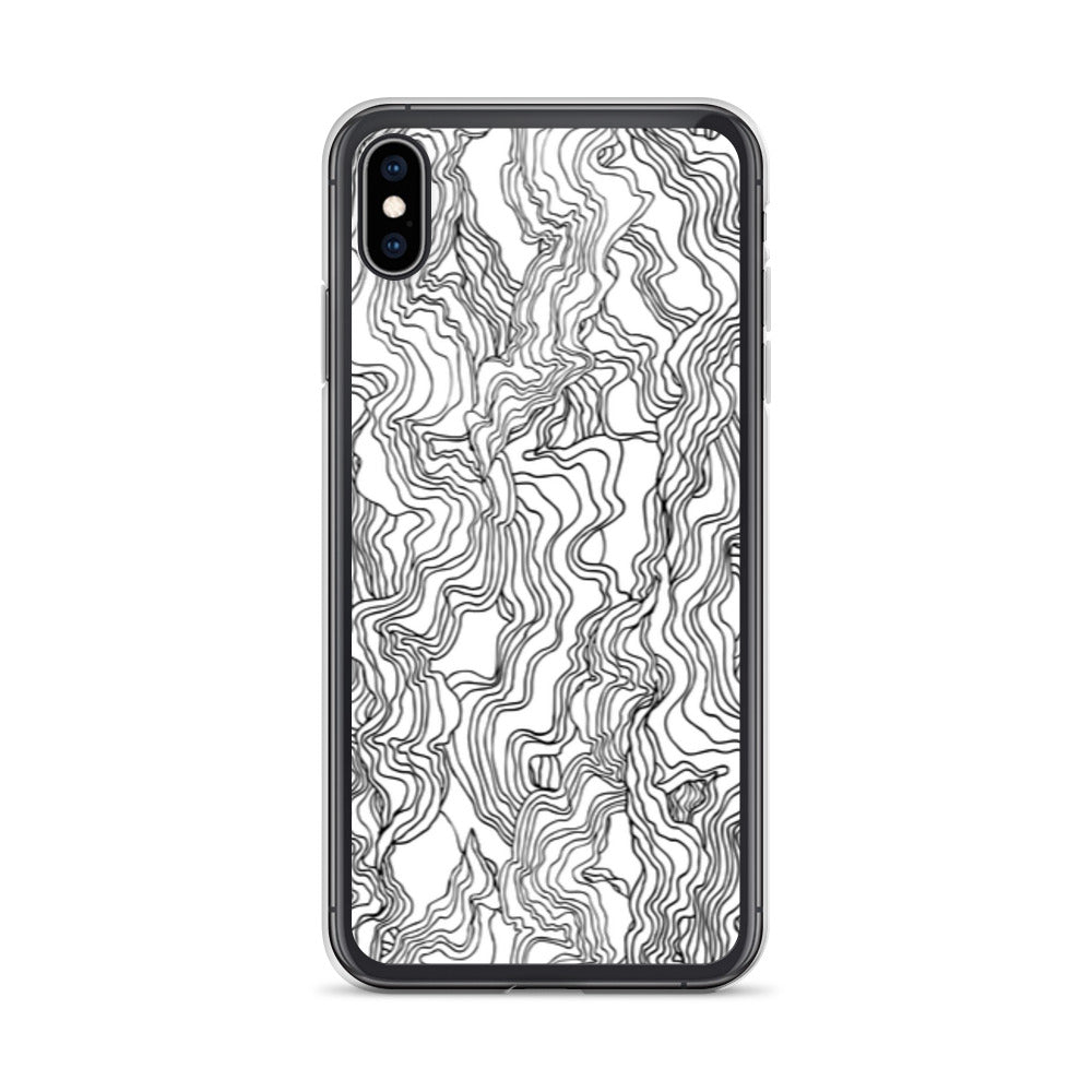 iPhone Case - Black Squiggles