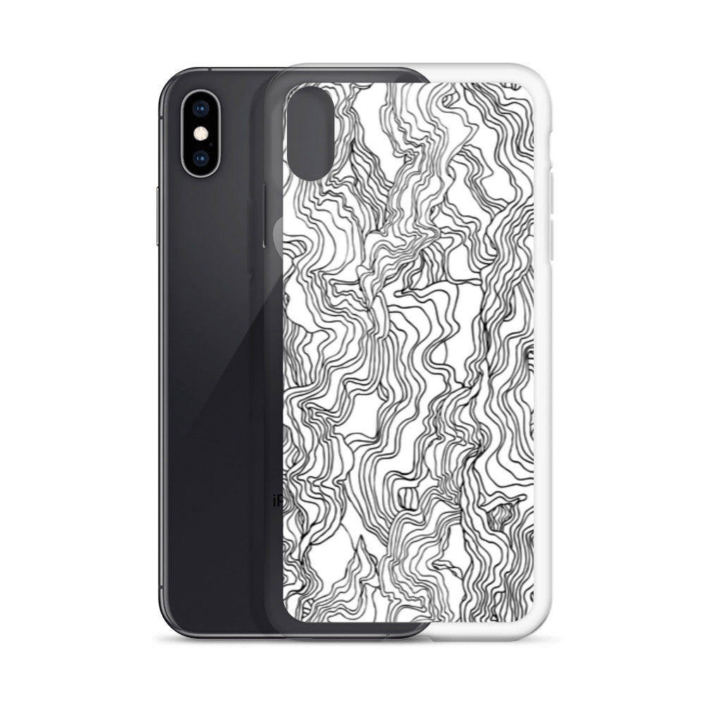 iPhone Case - Black Squiggles