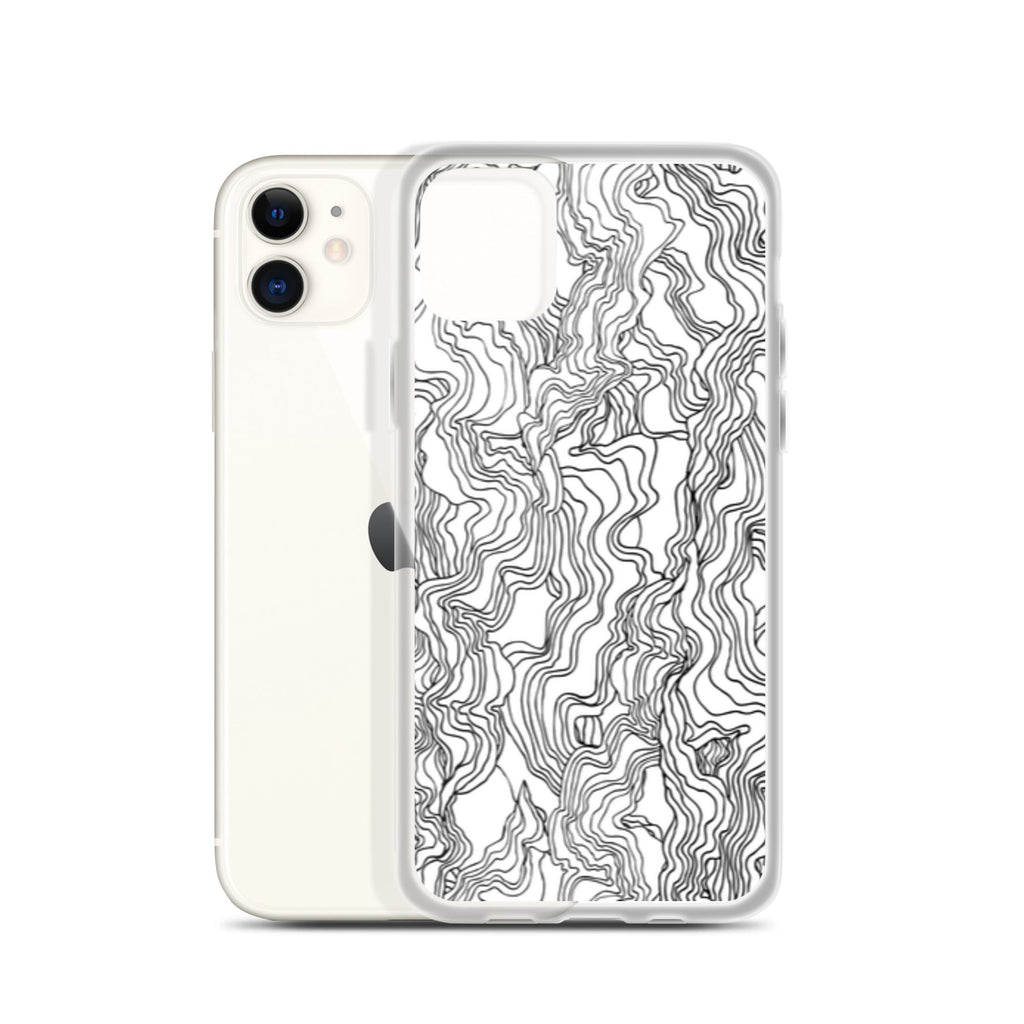 iPhone Case - Black Squiggles