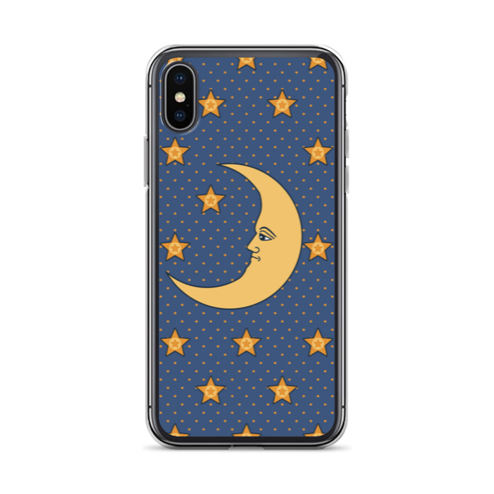 iPhone Case - Moon and Stars