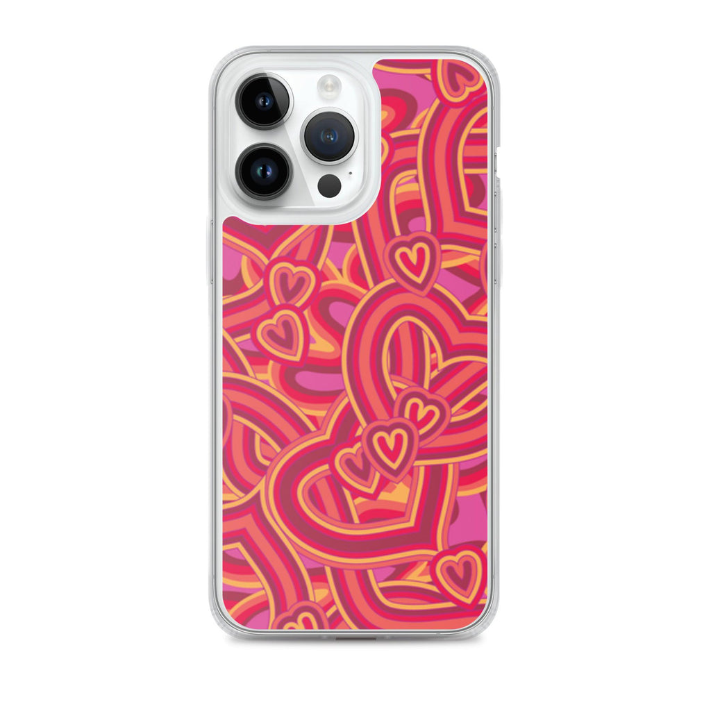 iPhone Case - Striped Hearts