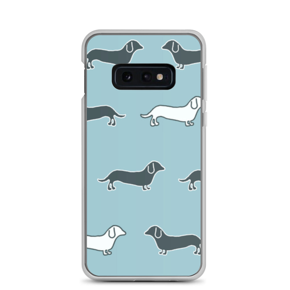 Samsung Case - Blue Dachshunds