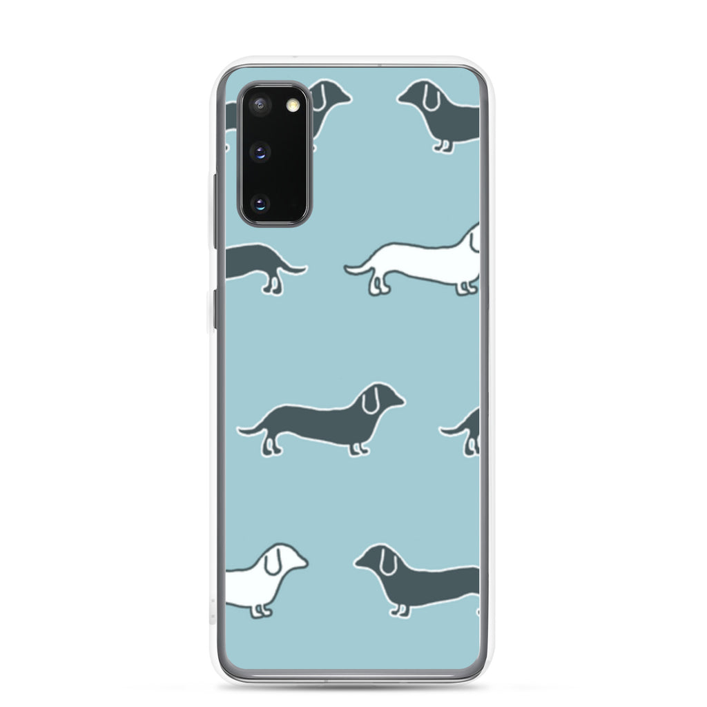 Samsung Case - Blue Dachshunds