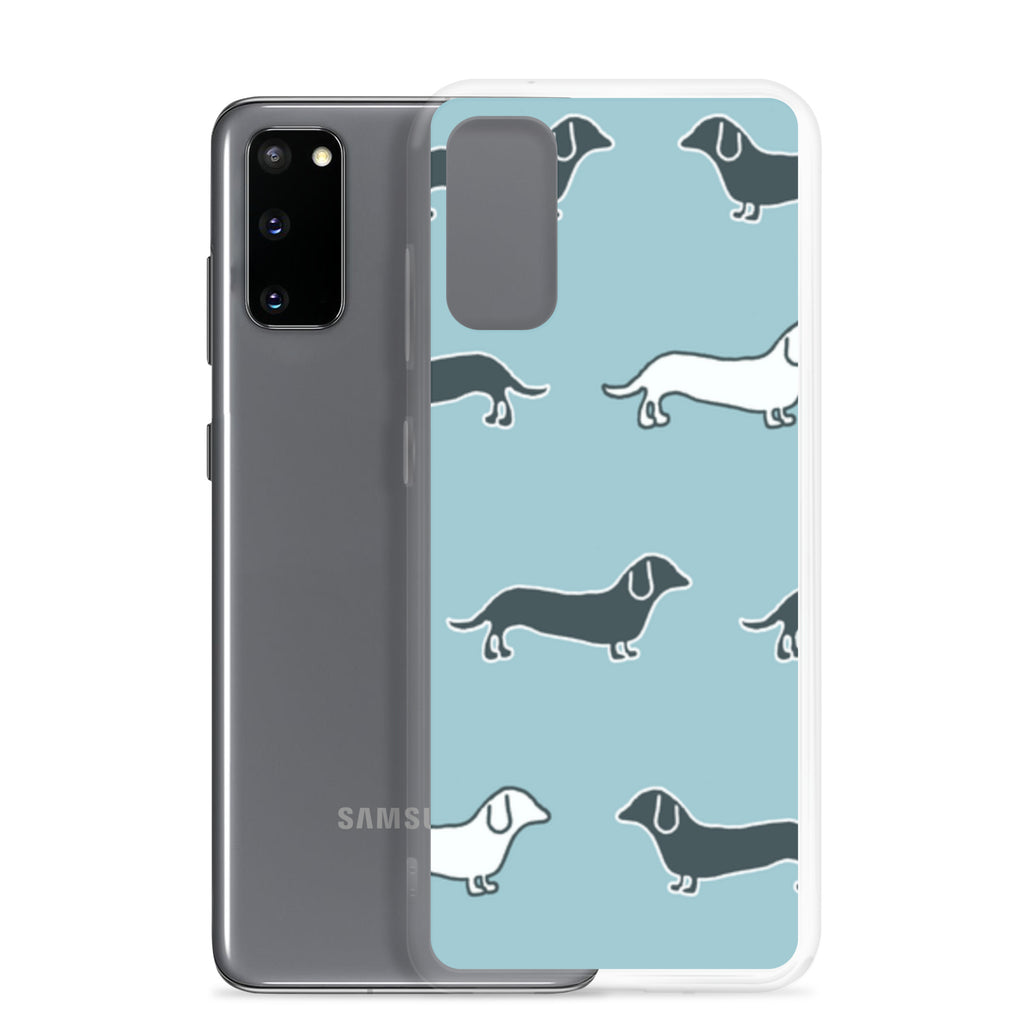 Samsung Case - Blue Dachshunds