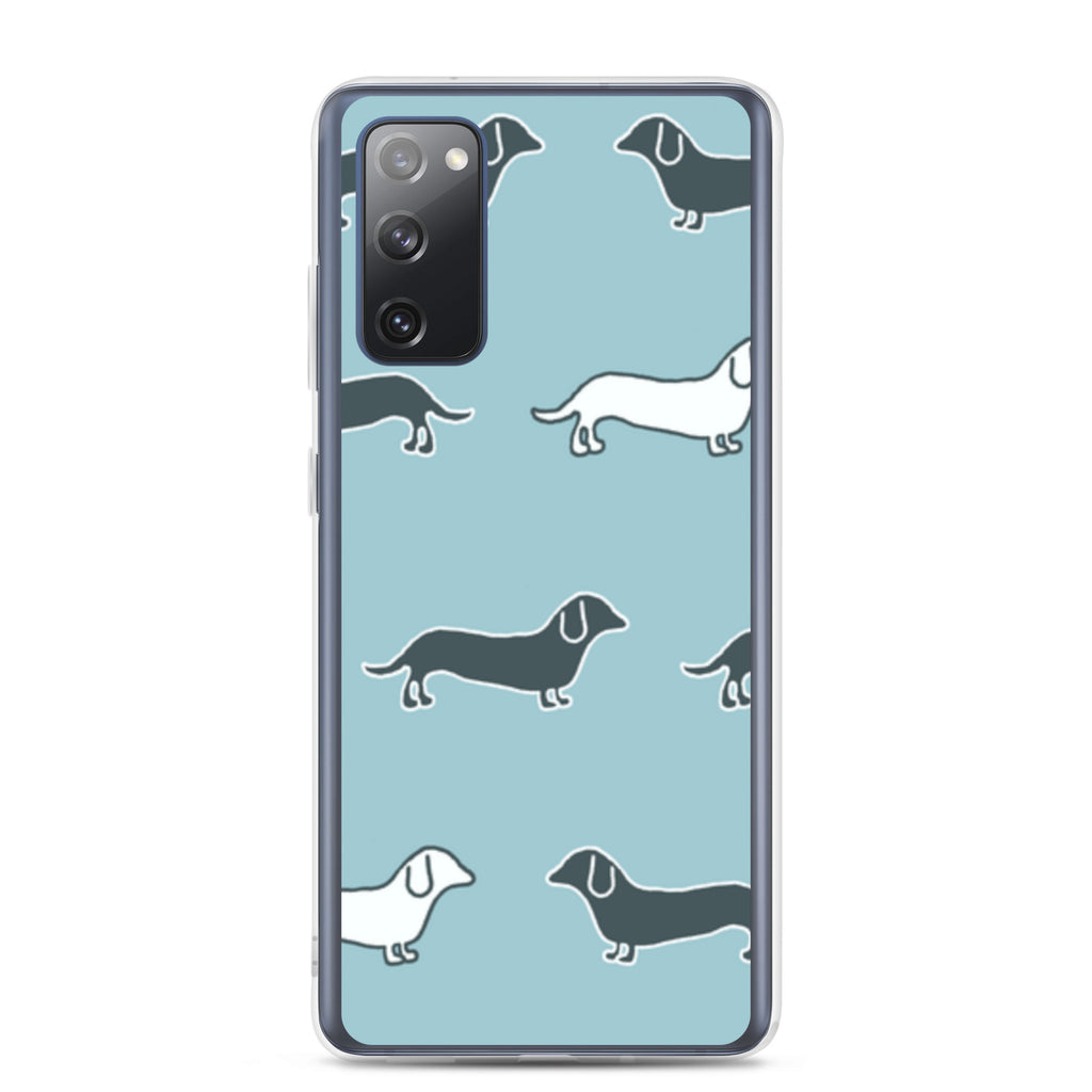 Samsung Case - Blue Dachshunds