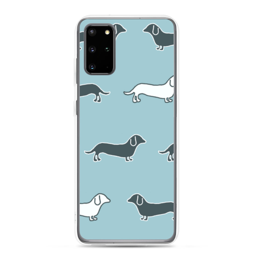 Samsung Case - Blue Dachshunds