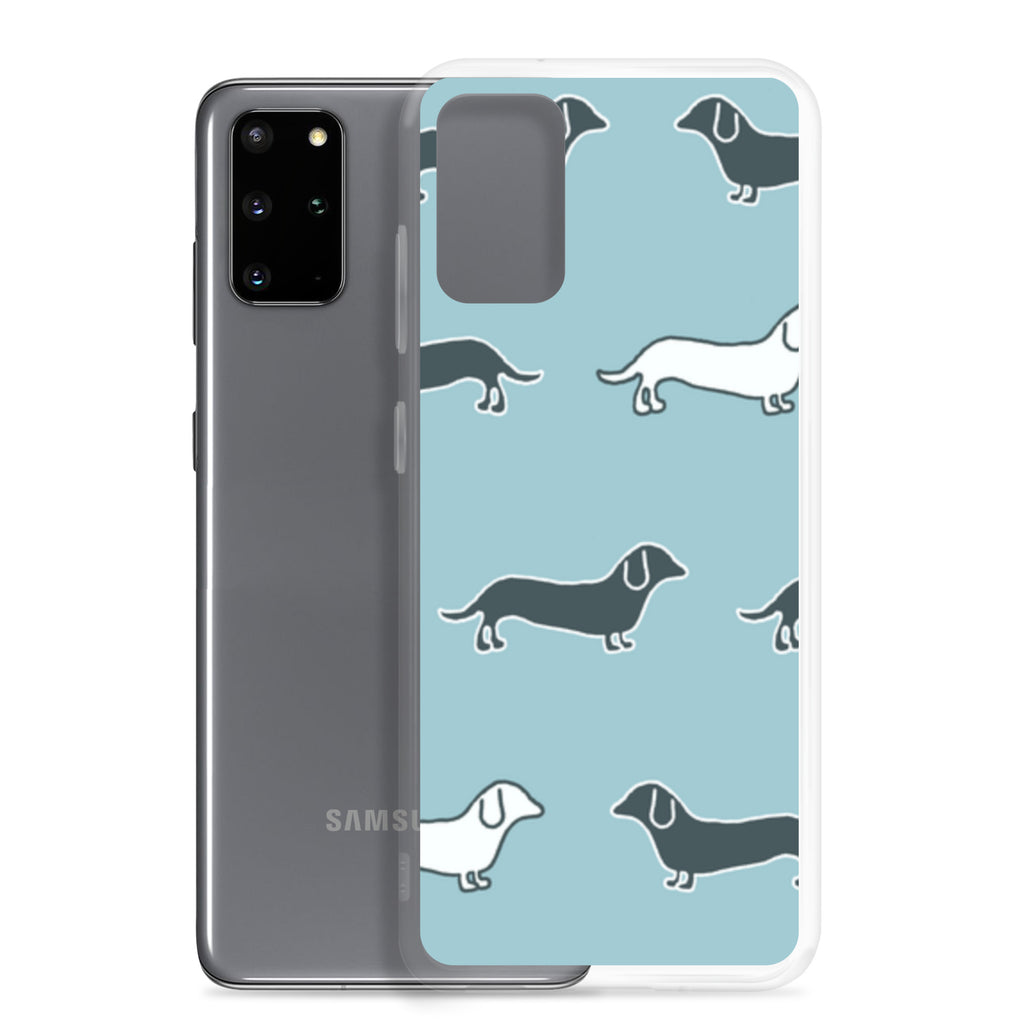 Samsung Case - Blue Dachshunds