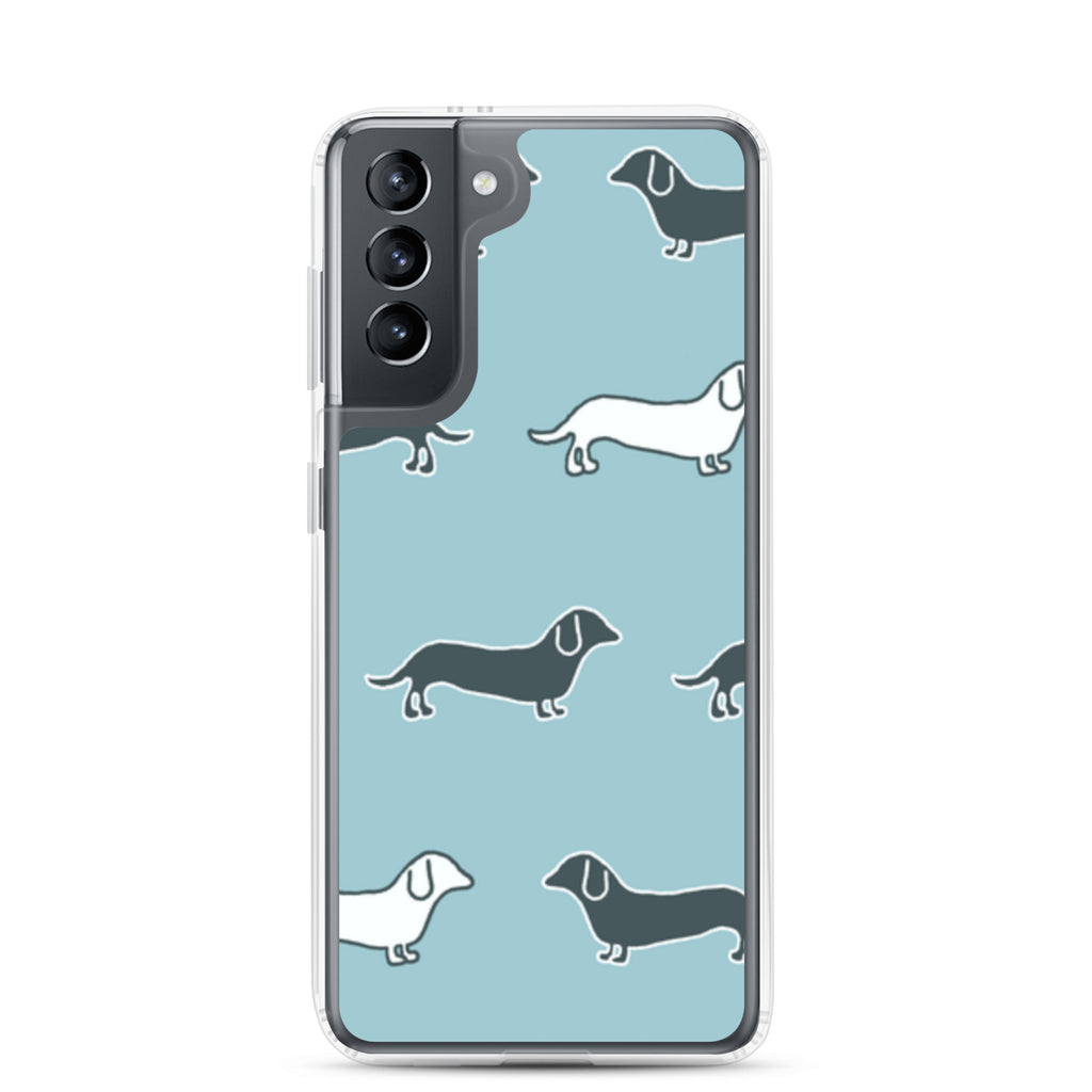 Samsung Case - Blue Dachshunds