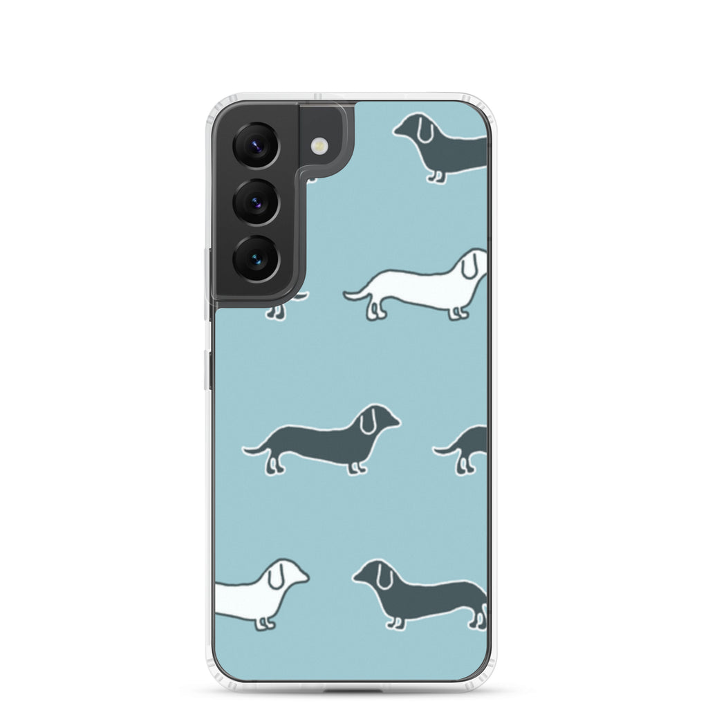 Samsung Case - Blue Dachshunds