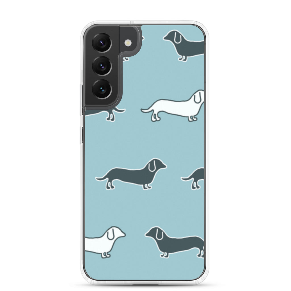 Samsung Case - Blue Dachshunds