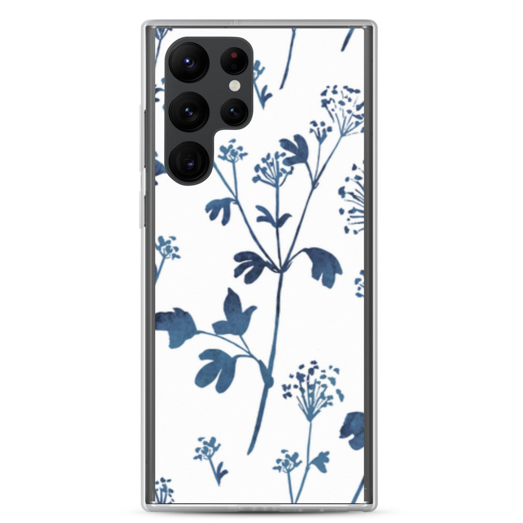 Samsung Case - Blue Flowers